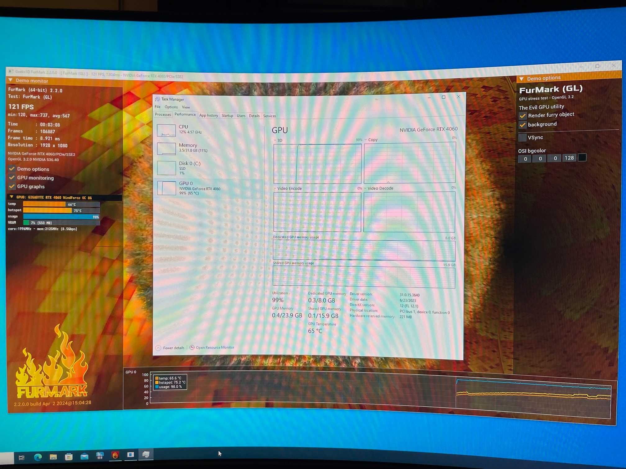 PC Desktop Gaming Intel i5 14400F, 10C/16T, 32GB RAM, RTX 4060 SSD