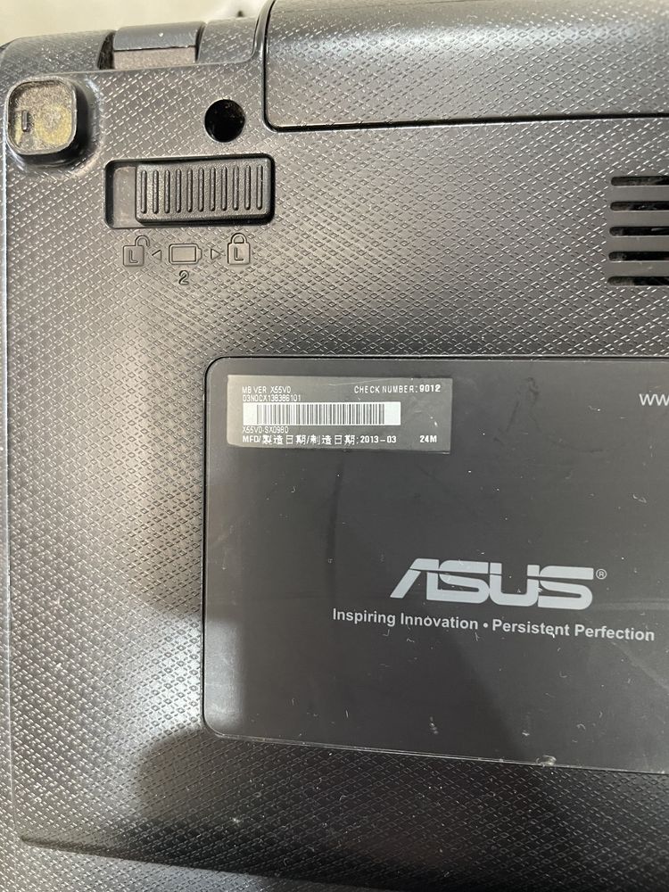 Ноутбук asus x55vd