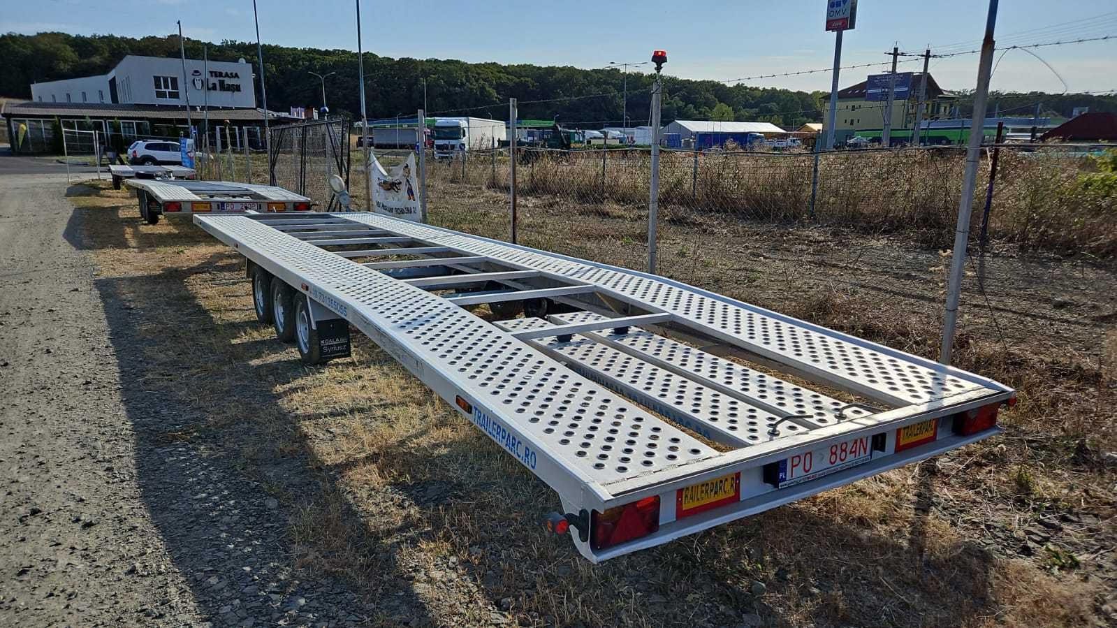 Trailere duble pt transport auto:750 KG  Boro Indianapolis/Gala Taurus