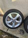 225 40 R17  cauciucuri vara ,jante mercedes oem