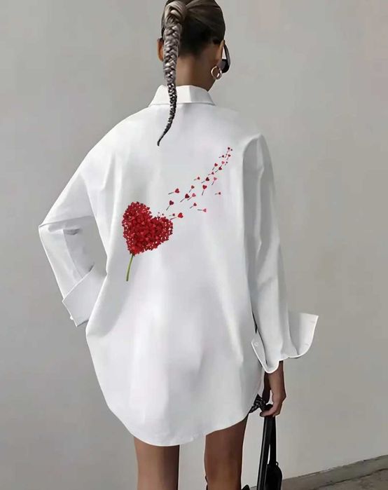 Дамска риза с дълъг ръкав