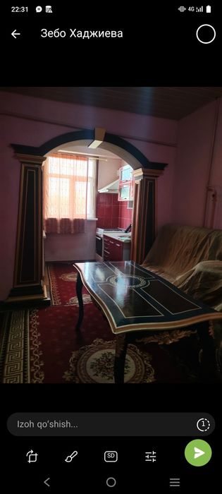 Урганч шахрида кв ижарага бкрилади