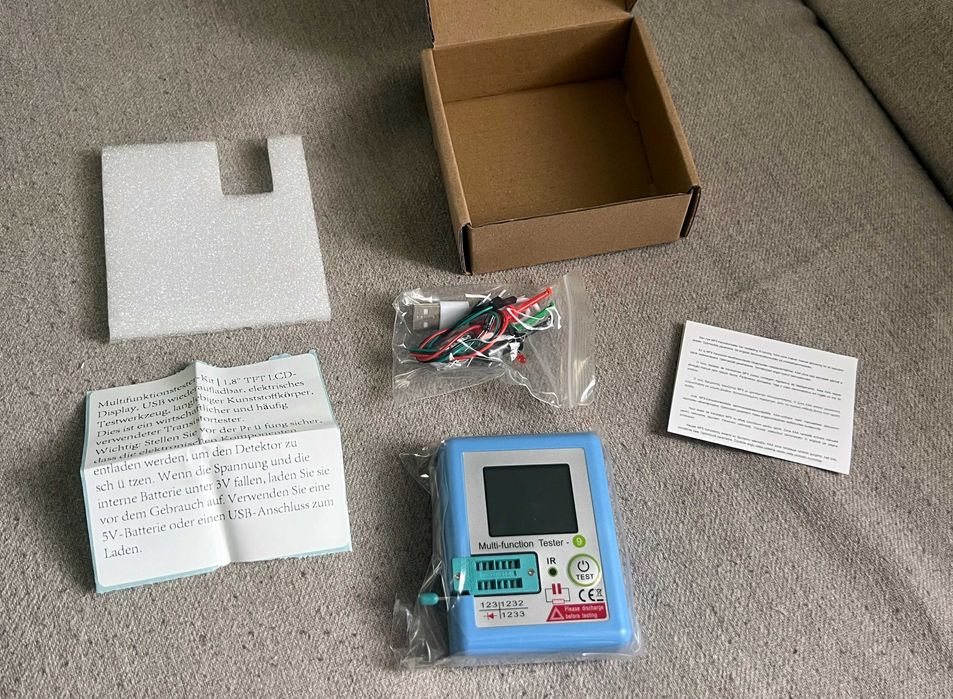 Tester multifuncțional componente electronice LCR ESR nou LCD