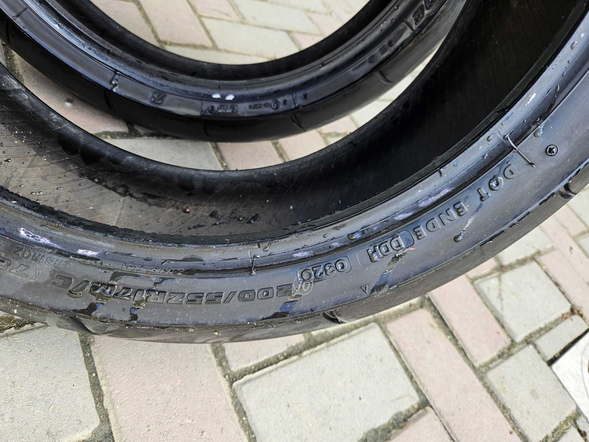 Set 200/55/r17 & 120/70/R17  Bridgestone RacingStreet RS11