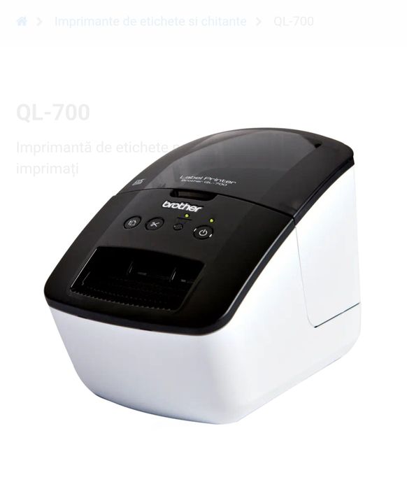 Imprimanta etichete Brother QL700 Noua