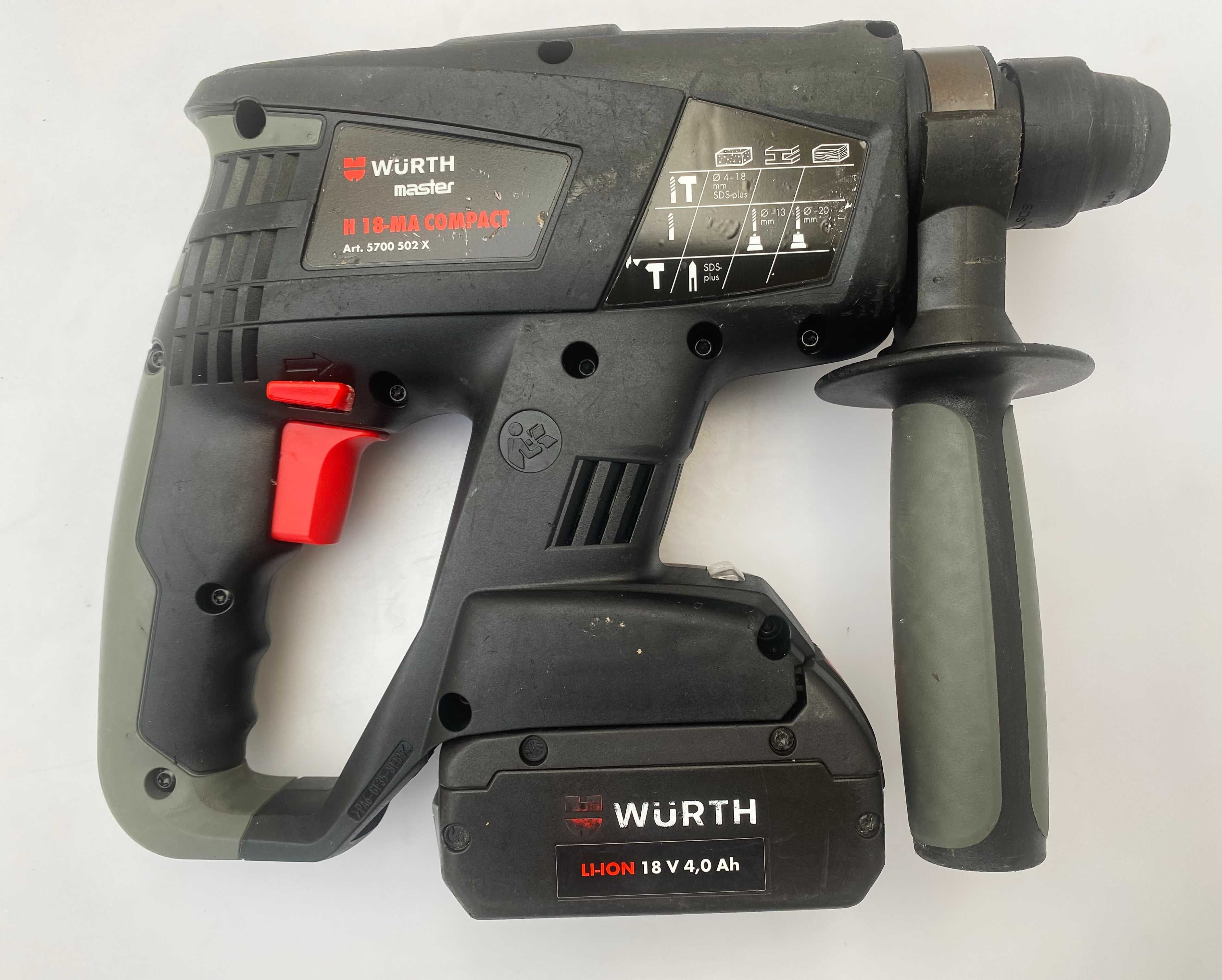 Wurth H18-MA Compact - Безчетков перфоратор!