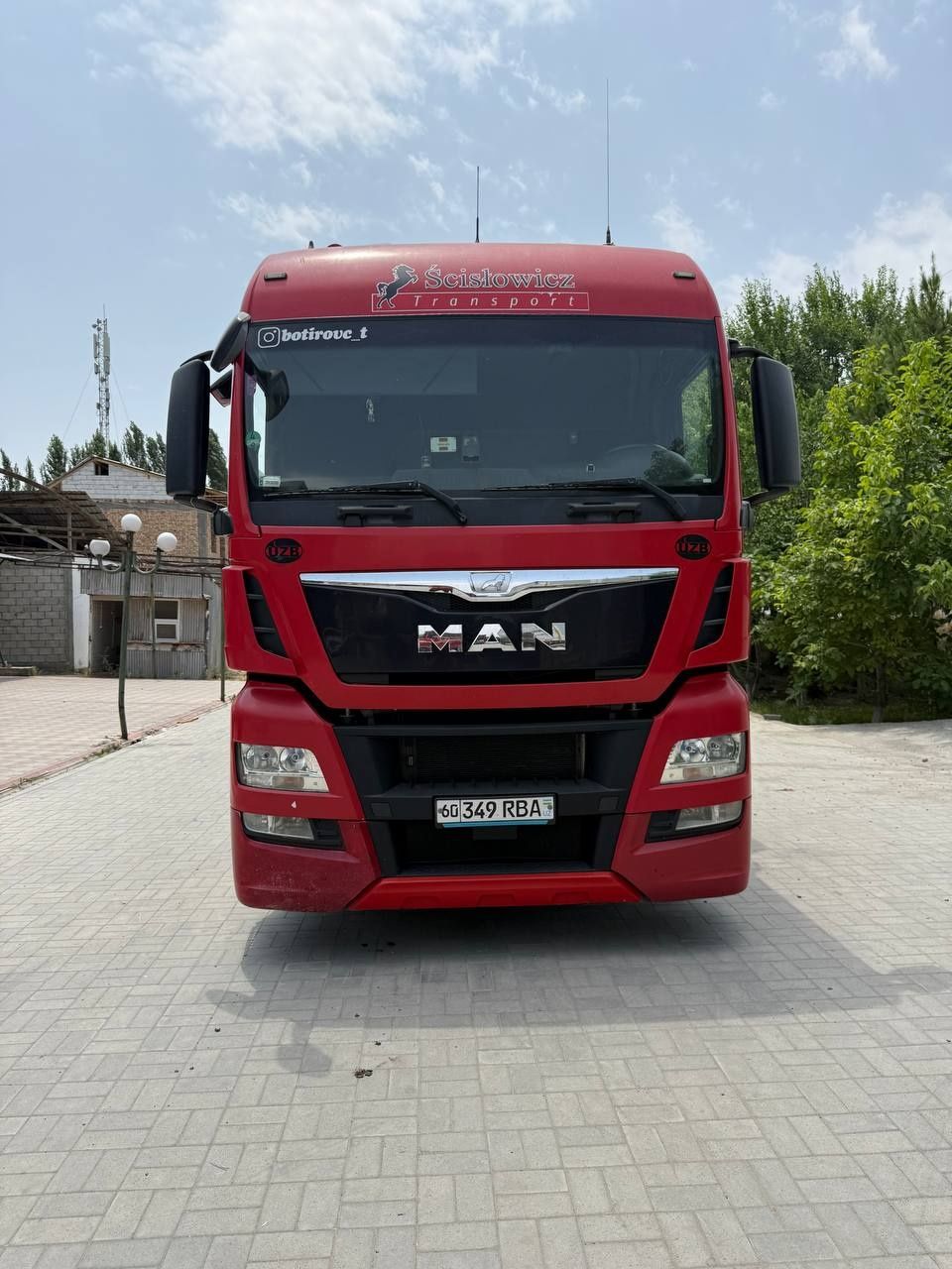 MAN TGX EURO 6+ KRONE  прицеп сотилади