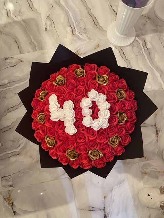 Buchete trandafiri sapun/buchete stitch