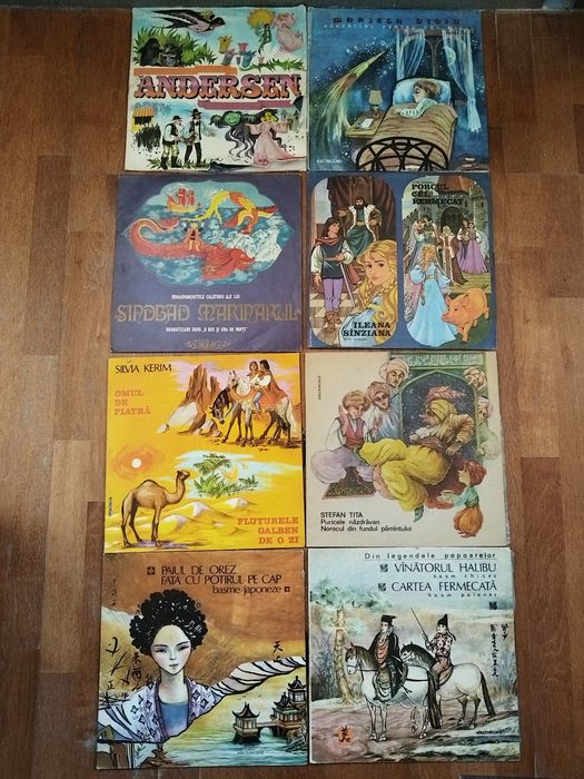Discuri /Viniluri vechi românești cu povesti și basme