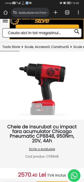 Pistol impact Chicago cp8848