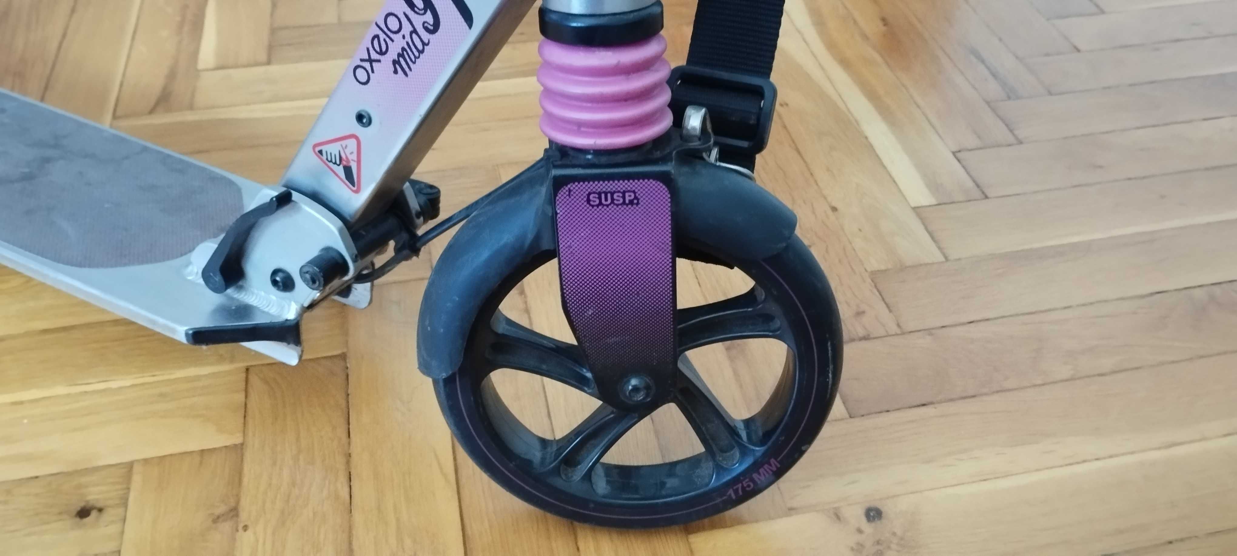Тротинетка Oxelo MID 9, розова
