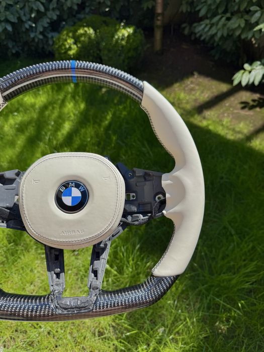 Volan BMW M G facelift LCI carbon alcantara piele M3 M4 M5 G20 G30 X5