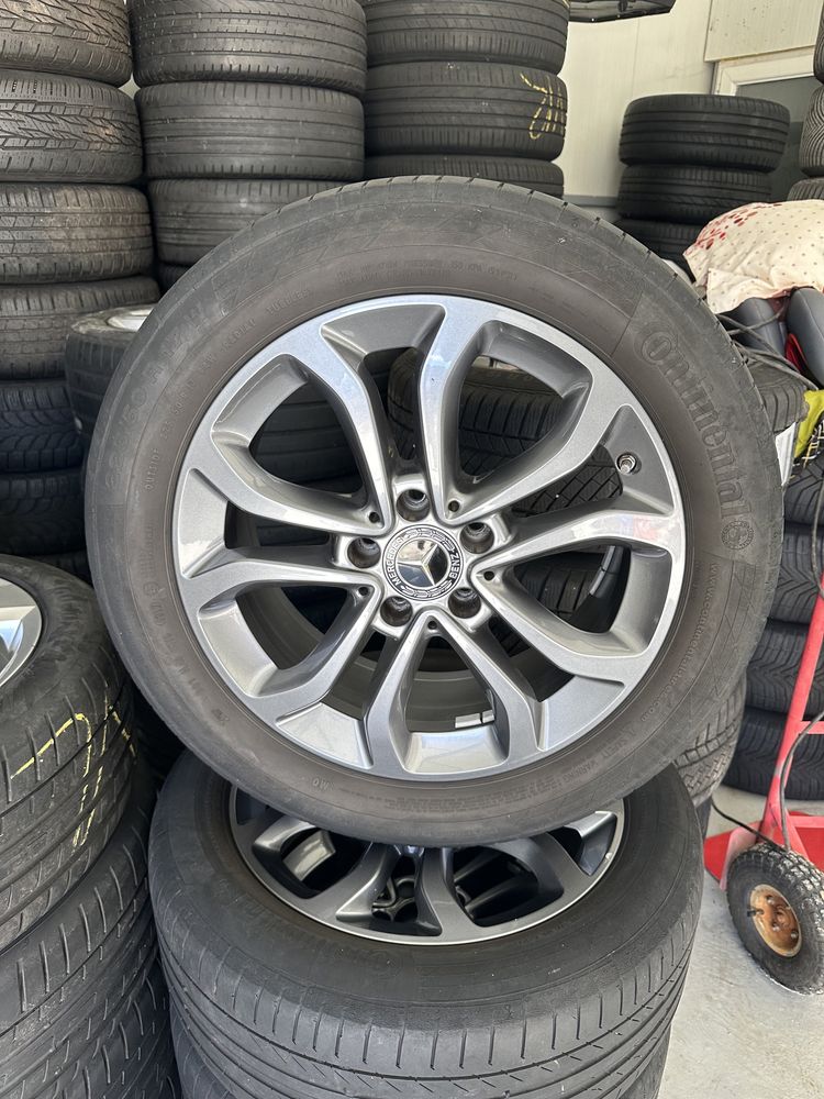 jante mercedes 5x112 c e class anvelope 225 50 17 cu senzori