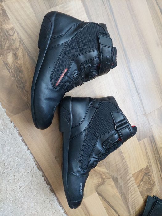 Ghete moto FLM Polo motorrad,piele,marime 43