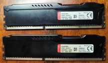 Рам памет Kingston HyperX Fury Black DDR3 2x4GB 512M x 64-Bit 1600MHz
