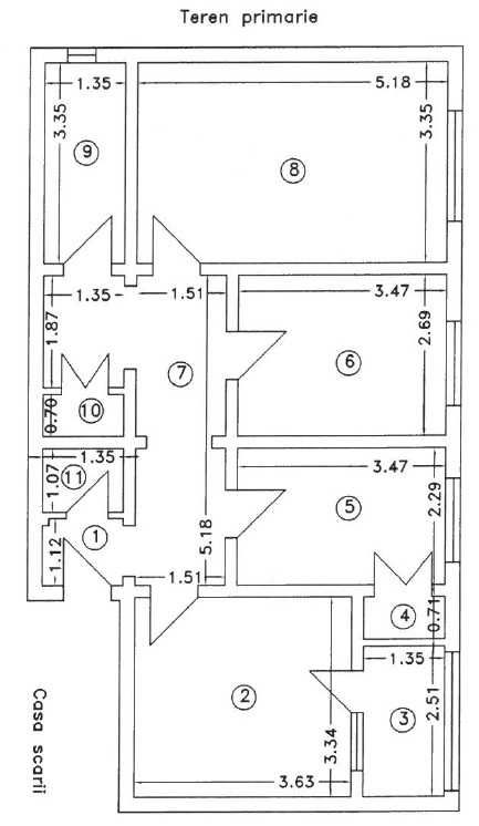 Vand Apartament cu 3 camere Parter 67 de mp utili, Proprietar