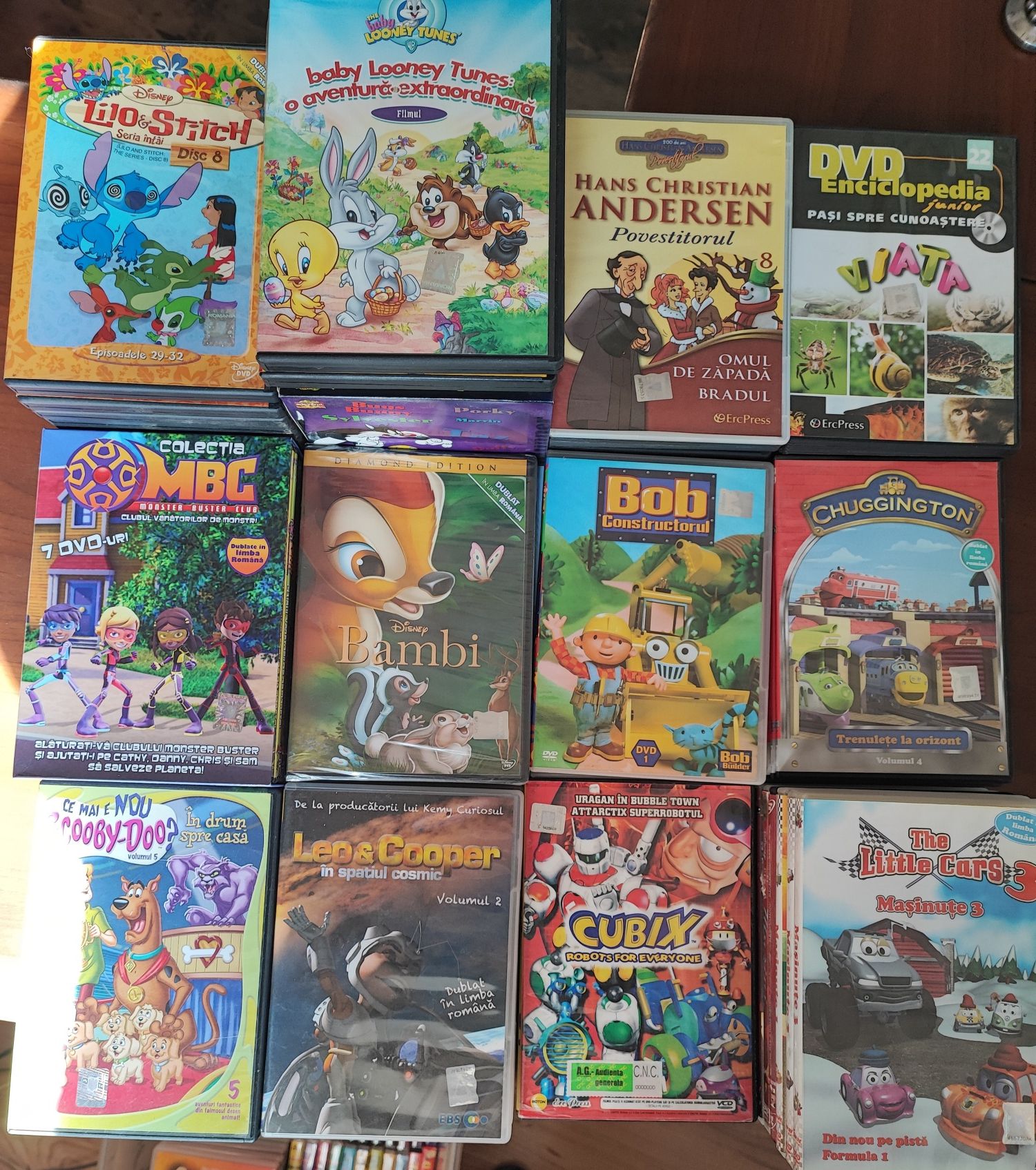 Dvd copii Hans Christian Andersen, Enciclopedia, Chuggington etc