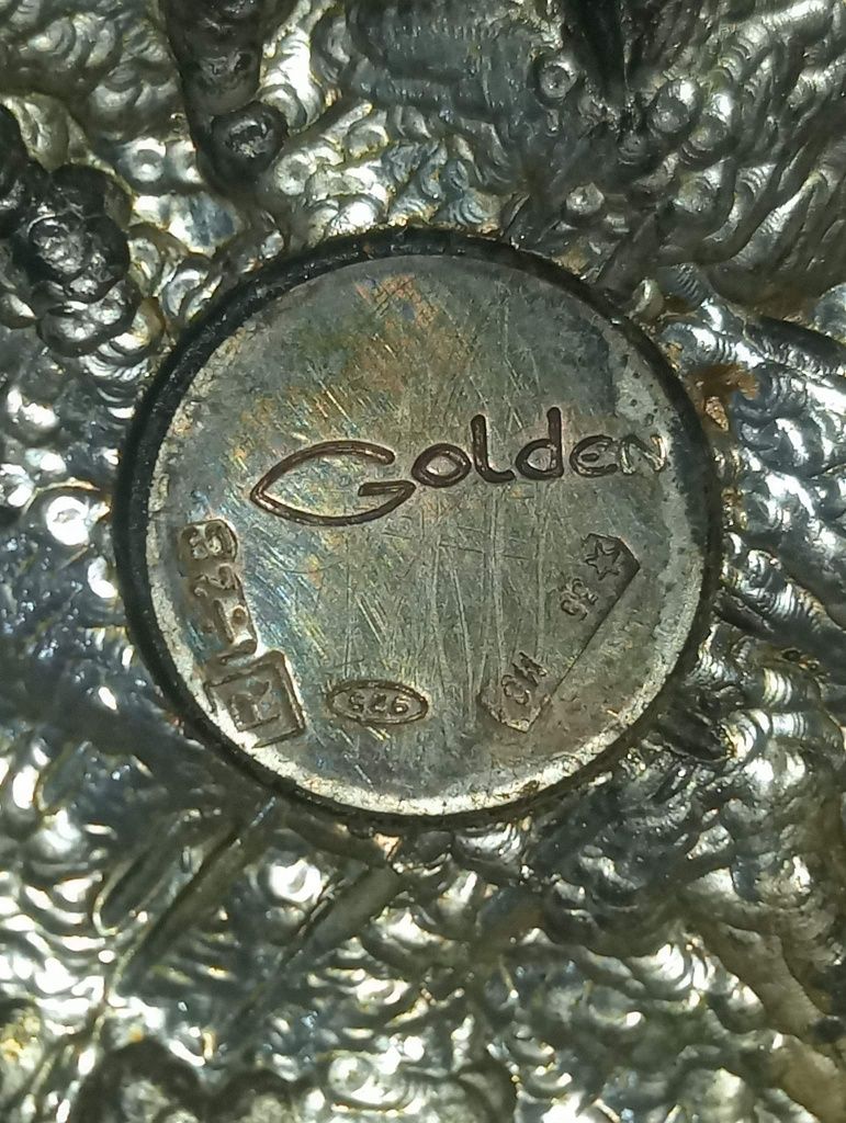 Icoana golden argint