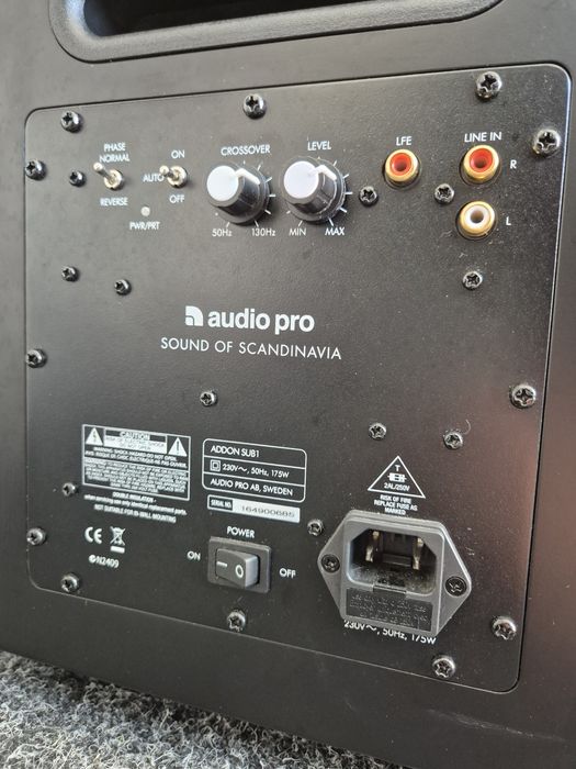 Audio Pro Addon Sub1 subwoofer activ suedez