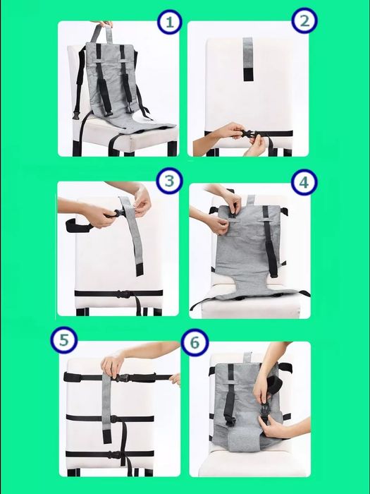 Портативный фиксирующий ремень для детского стульчика для кормления