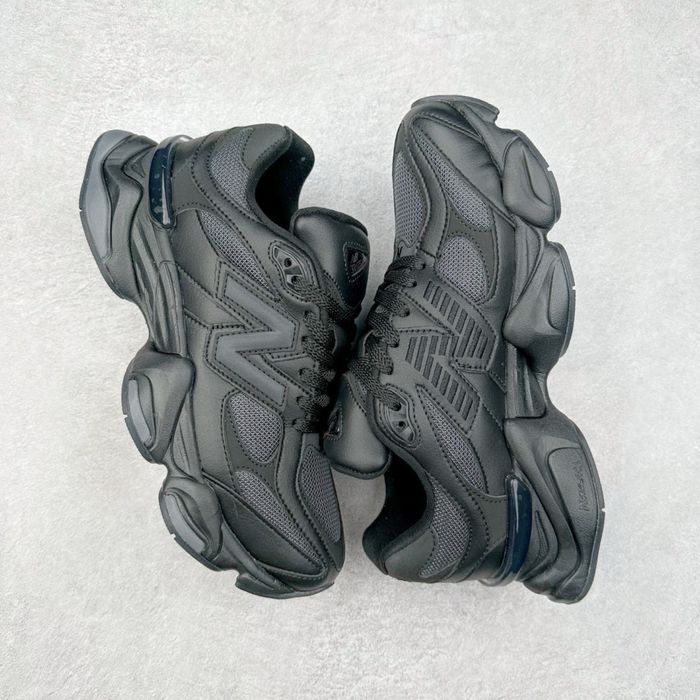 New Balance 9060 - Triple Black Leather