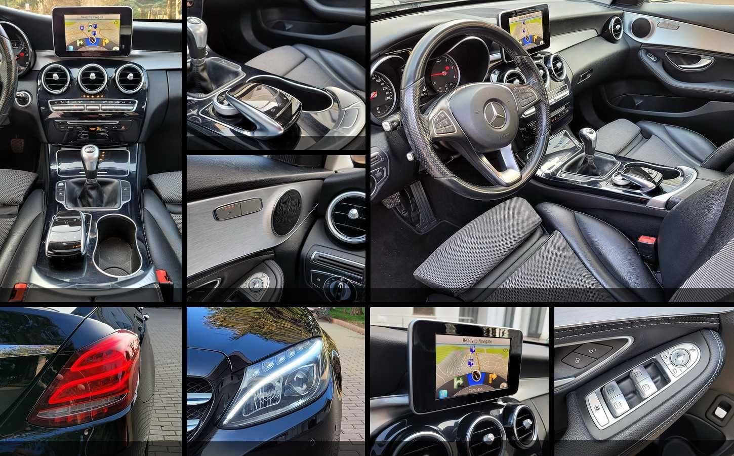 Mercedes C200d, 2015, AVANGARDE/ Bi-Xenon/ Piele/ Navigatie/ Trapa