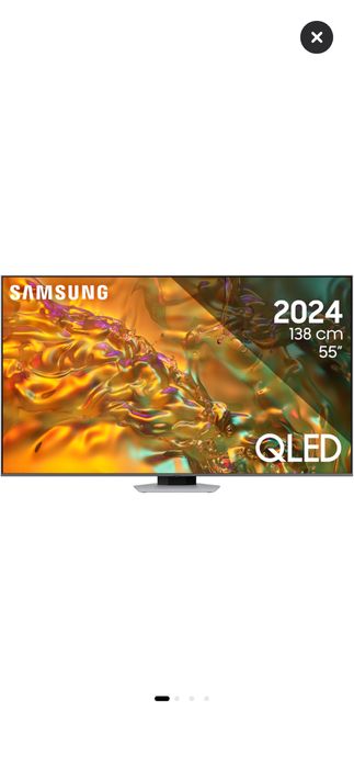 Televizor Samsung QLED 55Q80D, 138 cm, Smart, 4K Ultra HD, 100Hz