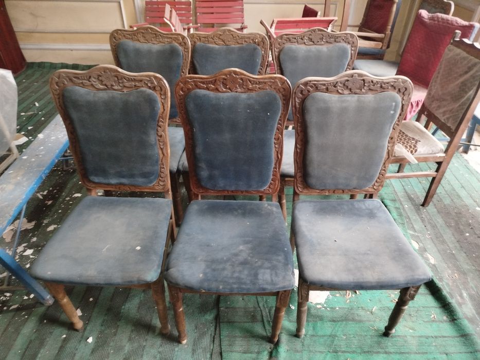 Стол ва Стуллар Чойхона Ховли Уй учун ярокли Россия темирларидан .