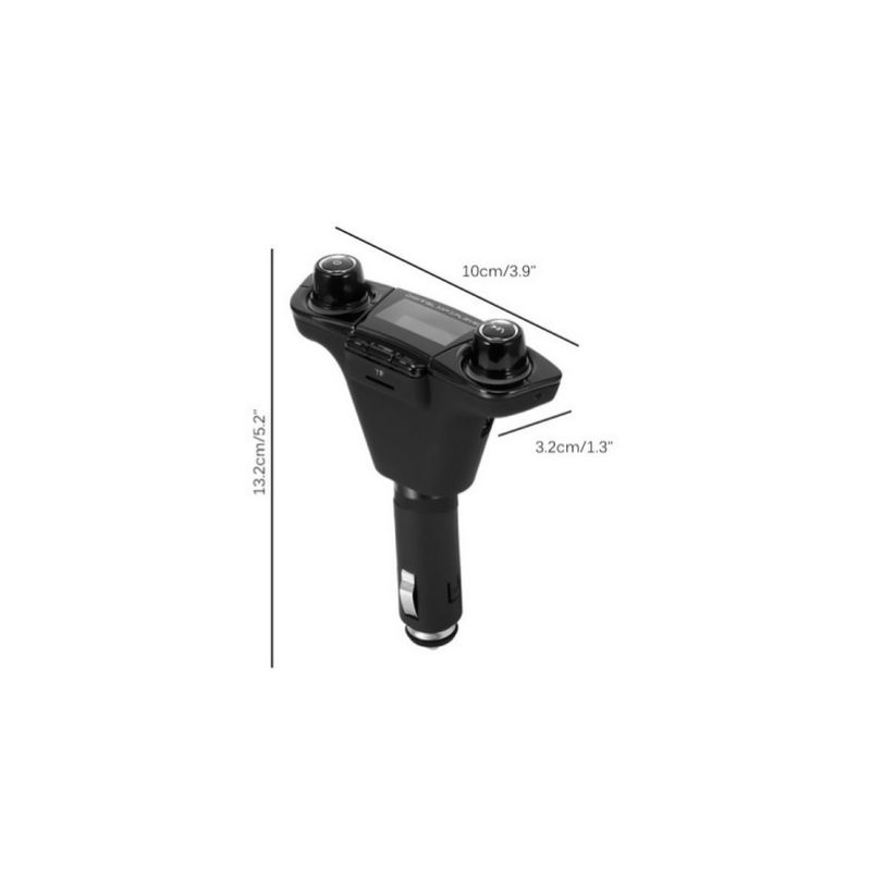 Трансмитер с дисплей, Bluetooth, USB, MP3 и FM за автомобил