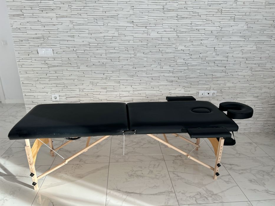 Masa de masaj/cosmetica portabila+ lampa cosmetica cu lupa NEFOLOSITE