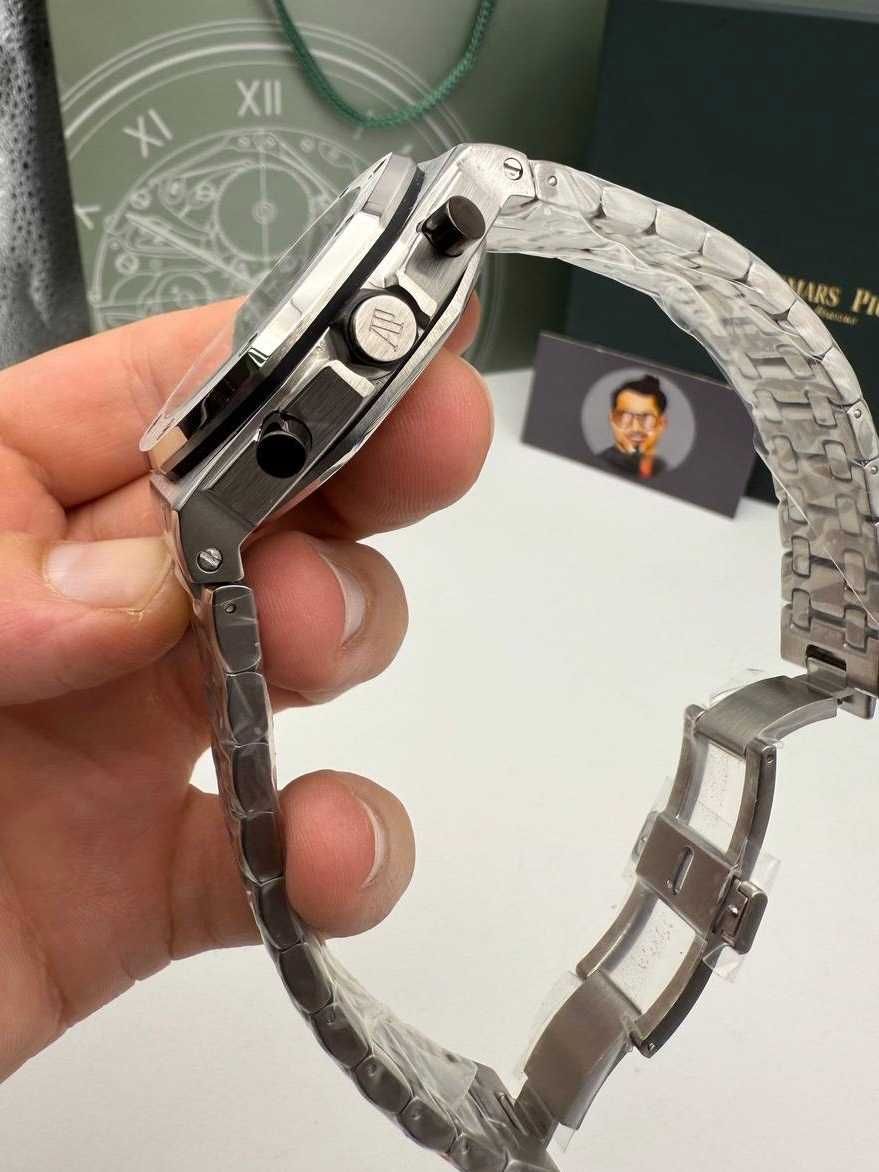 Audemars piguet offshore сребристо/черно 44mm
