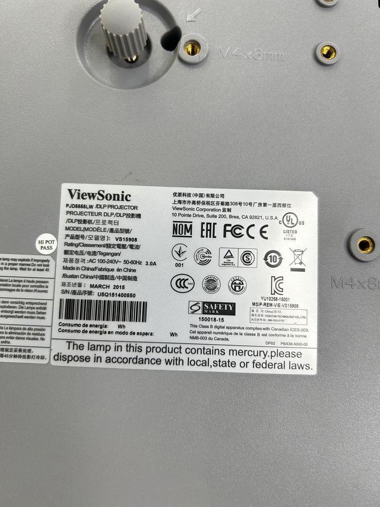 Проектор ViewSonic PJD5555LW