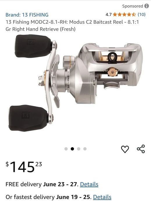 Multiplicator 13 Fishing Modus MODC2-8.1 Left Hand (mulineta spinning)