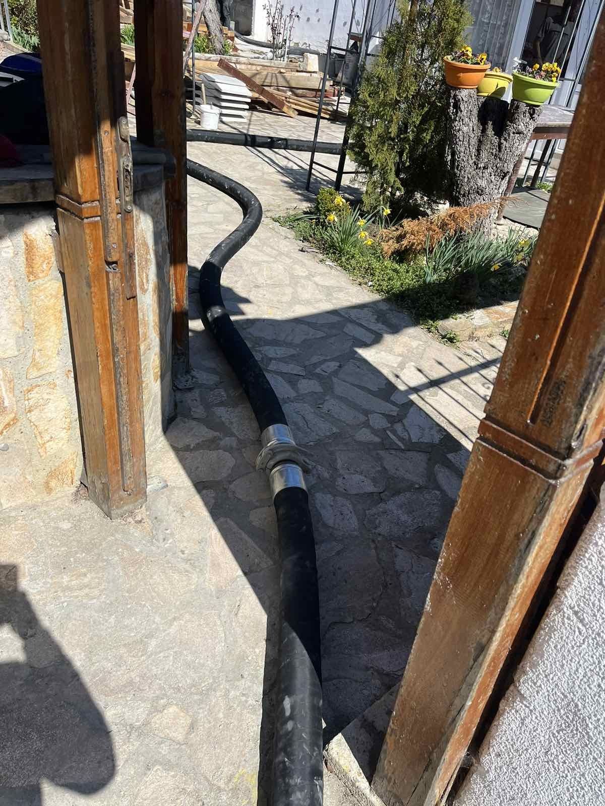 Услуга със стационарна помпа