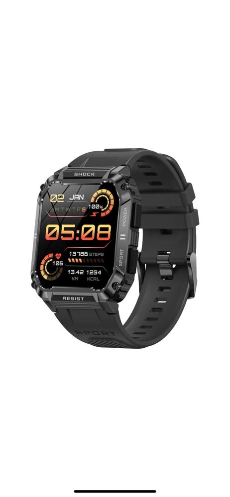 Smartwatch DG Sync 3 : ecran 1.95 inch, Apeluri Bluetooth