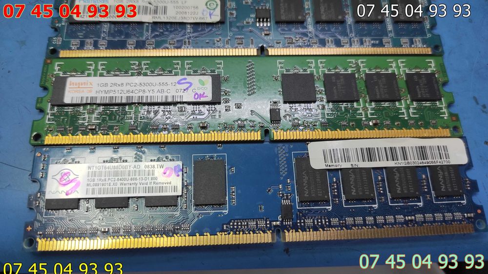 module ram pc desktop DDR 2 si DDR3 netestate pret pe buc