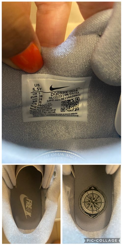 Nike Freak 4 Cortez и Air max 38 номер