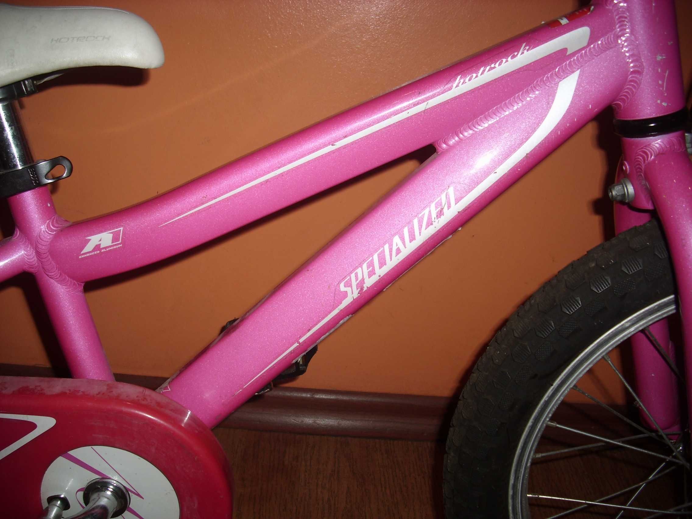 2бр.SPECIALIZED 16" АЛУМИНИЕВ детски велосипед,колело+помощни колела.
