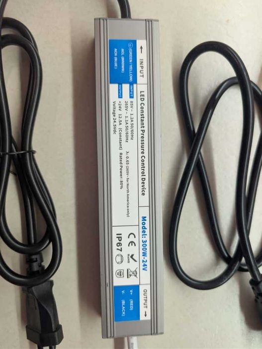 Transformator LED, Brimeti, 300W, IN AC 230V, OUT DC 24V, IP67