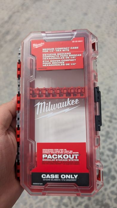 Кейс Milwaukee для оснастки, бит и сверел
