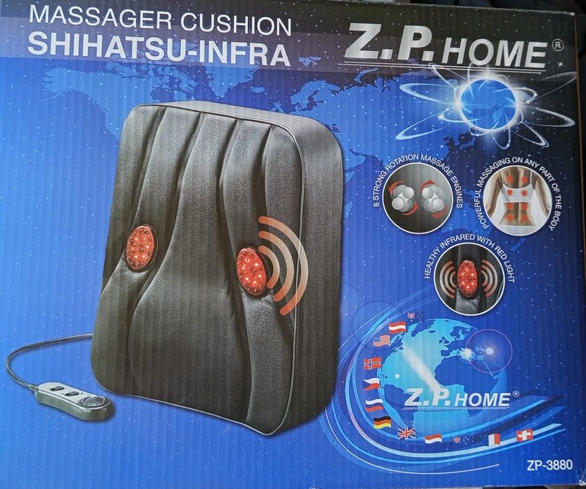 Aparat masaj shiatshu cu infraroșu