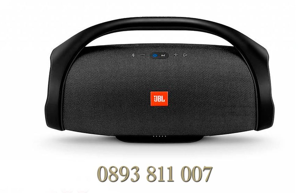 ПРОМО! 2х20в JBL BOOMBOX МОЩЕН БАС преносима стерео колонка с батерия