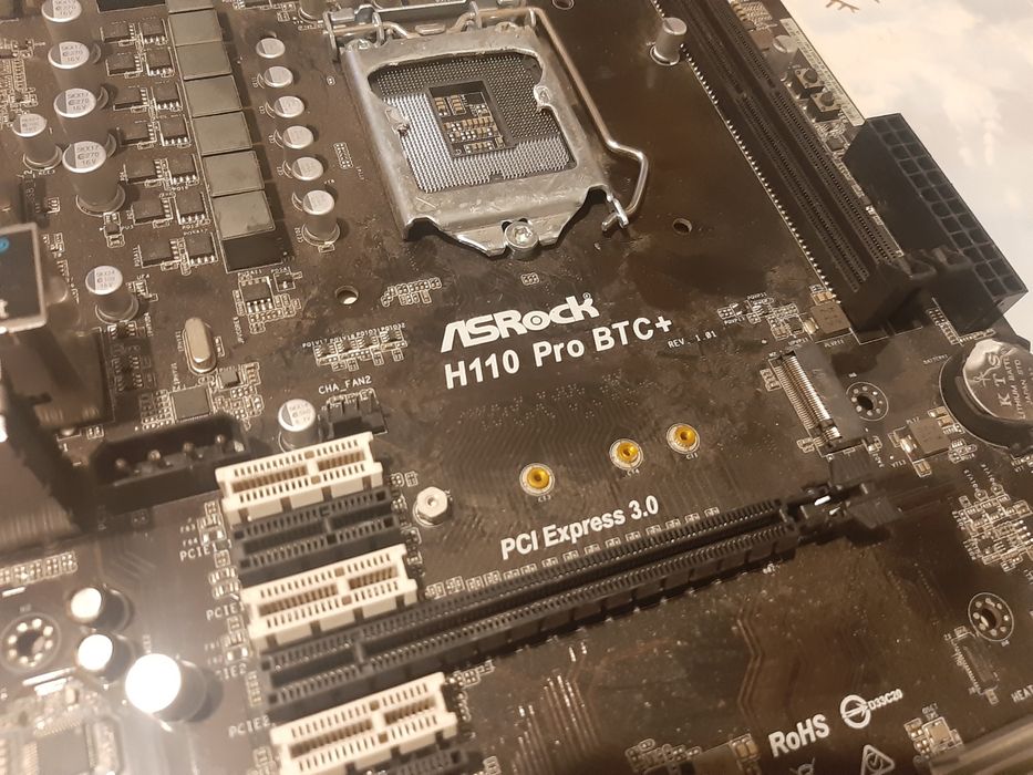 Placa De Baza  Veche ASROCK H110 Pro BTC +