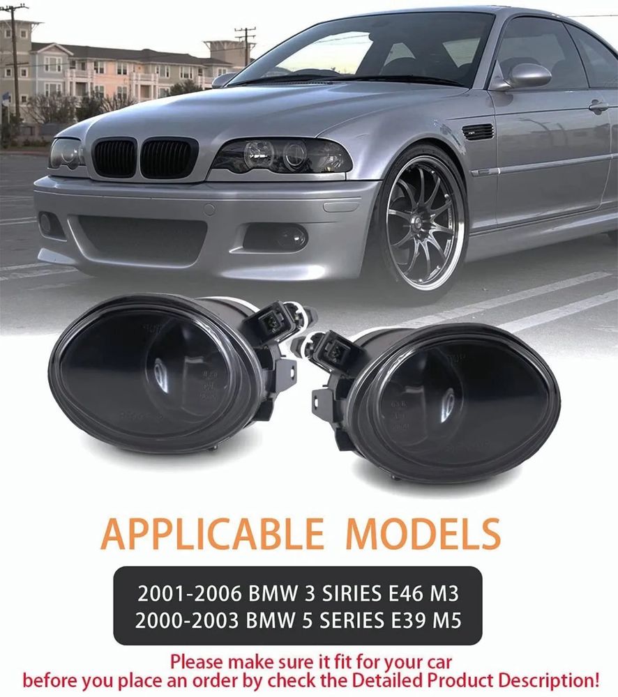 Опушени Халогени за BMW E46 / E39