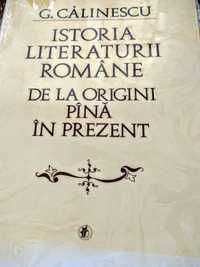 Istoria literaturii romane de la origini pana in prezent