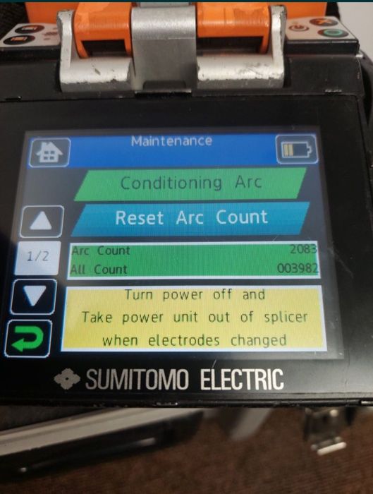 Sumitomo 71c splicing machine fiber optic aparat sudat fibra optica