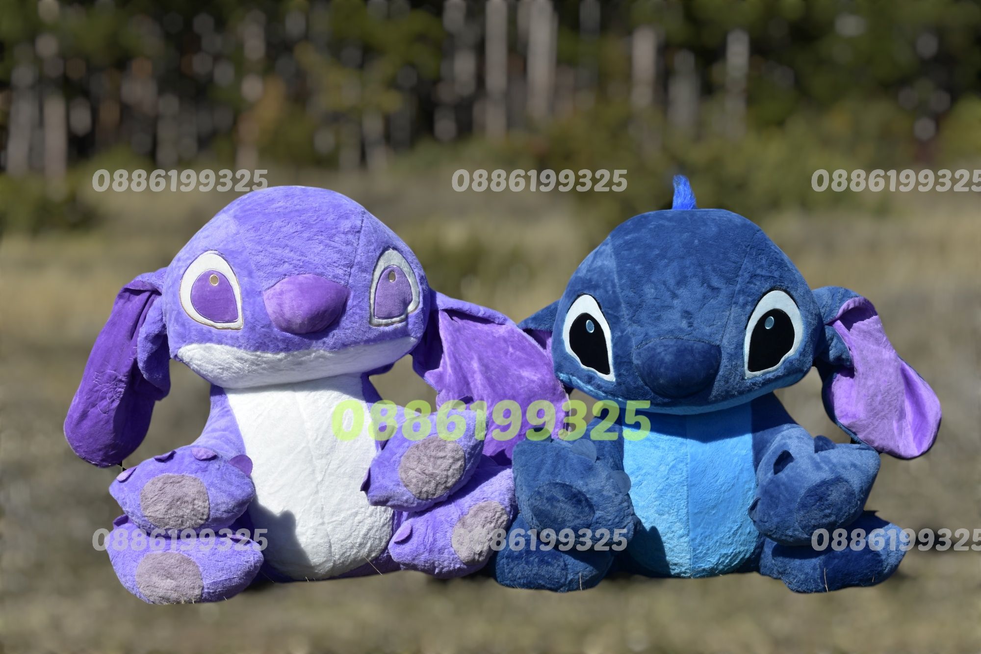 Голям и пухкав плюшен Стич Син и Лилав, Голям плюшен Стич Lilo Stitch