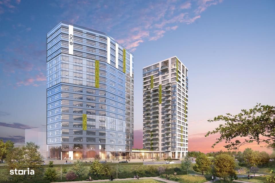 One Verdi Park, apartament de 2 camere bucatarie mobilata