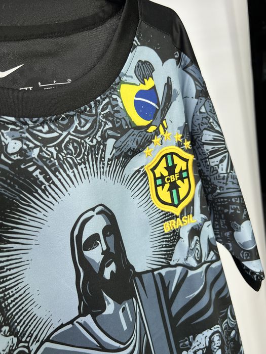 Tricou de fotbal Iisus Brazilia