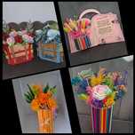Aranjamente florale lucrate manual, decoratiuni evenimente
